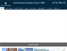 Tablet Screenshot of miltongroup.com